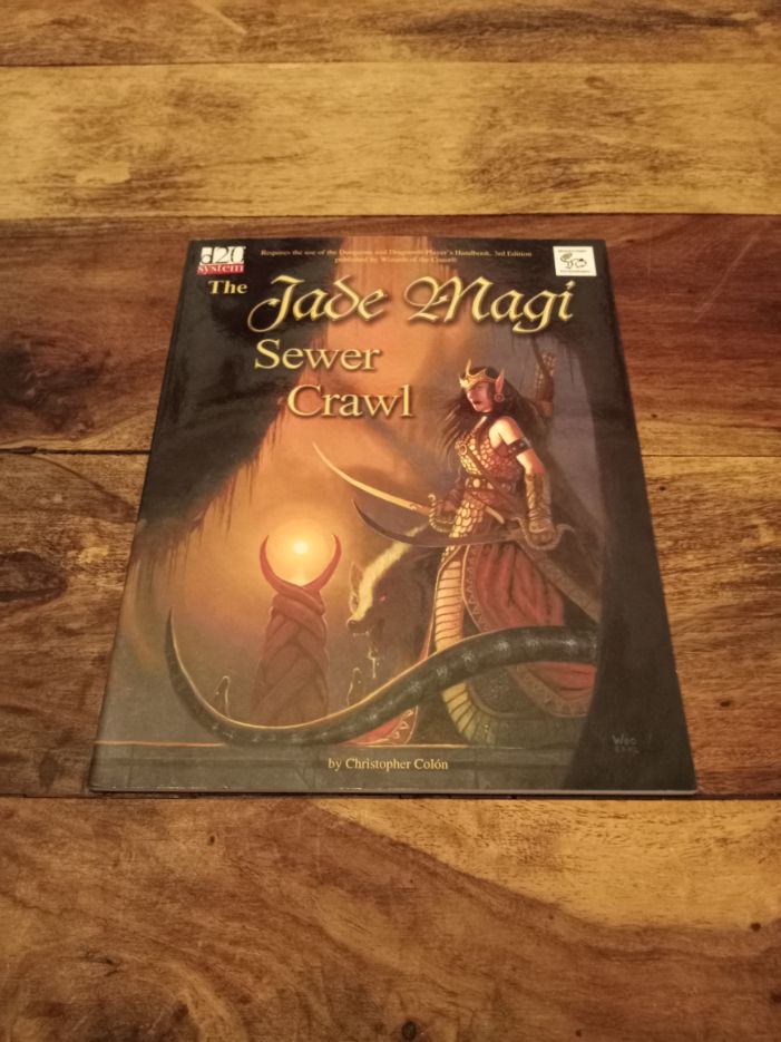 The Jade Magi Sewer Crawl d20 MKY 1117 Monkey God Enterprises 2002