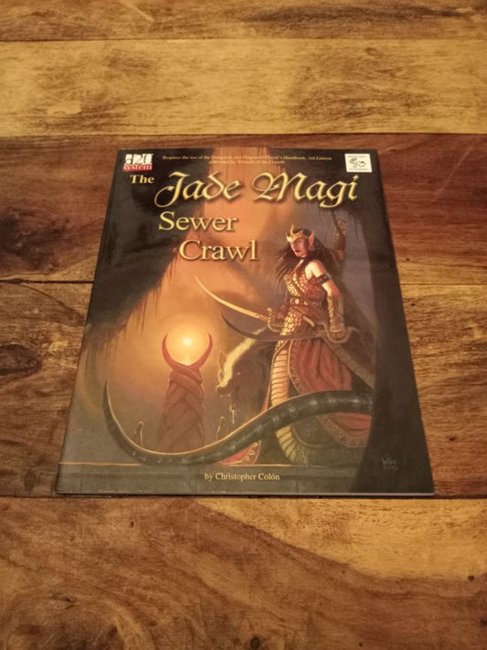 The Jade Magi Sewer Crawl d20 MKY 1117 Monkey God Enterprises 2002