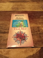 The Western Countries Trail Map Dungeons & Dragons TSR 9403 TM1 D&D 1989