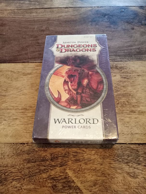 Warlord Power Cards Dungeons & Dragons 4th Ed Player's Handbook Cards Sealed 2010