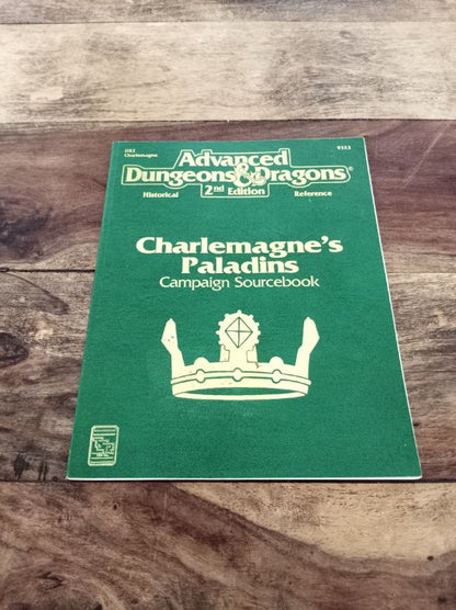 AD&D Charlemagne's Paladins Campaign Sourcebook TSR 9323 1992