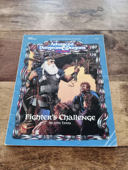 AD&D Fighter's Challenge TSR 9330 Advanced Dungeons & Dragons 2nd Ed 1992