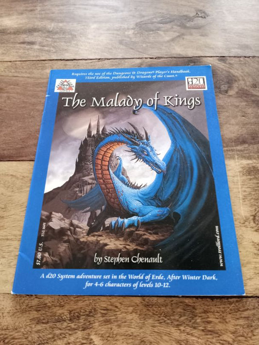 The Malady of Kings d20 TLG 1601 Troll Lord Games 2001