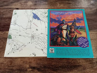 MERP Rangers of the North  I.C.E. 3000 Middle-Earth Role Playing 1st Ed With Map 1984