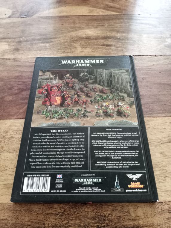 Warhammer 40K Codex Orks 8th Edition Hardcover AllRoleplaying Com