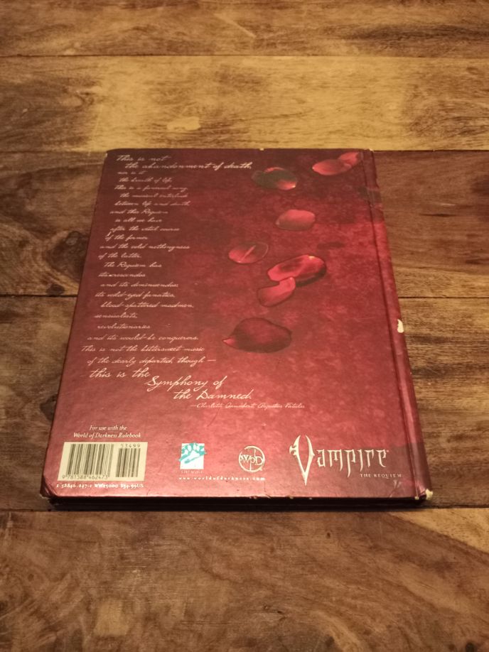 Vampire The Requiem Core Hardcover WWP 25000 World of Darkness White Wolf 2004