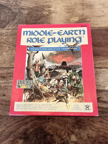 Middle-earth Role Playing 1st ed revised Box Set MERP Lord of the Rings Complete I.C.E 1986