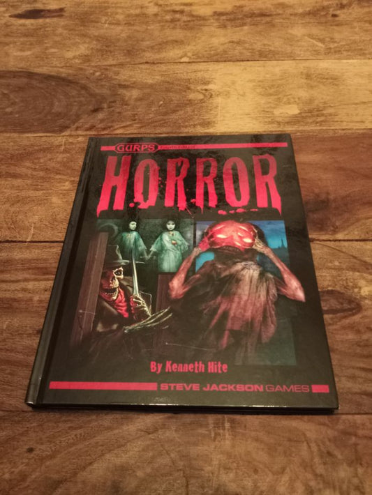 Gurps Horror 3rd Ed Kenneth Hite Hardcover Steve Jackson Games 2002