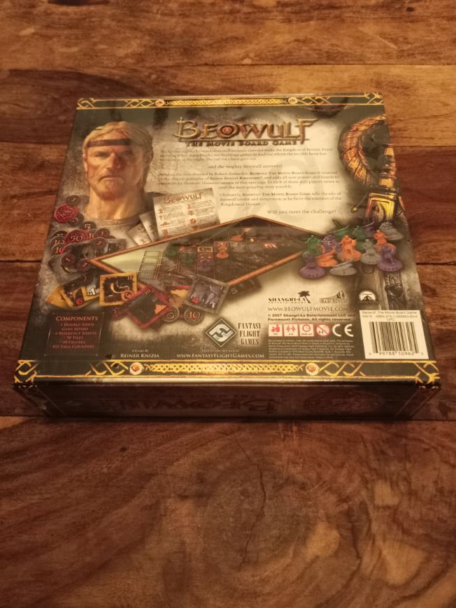 Beowulf The Movie Board Game Reiner Knizia New/Still sealed Fantasy Flight Games 2007