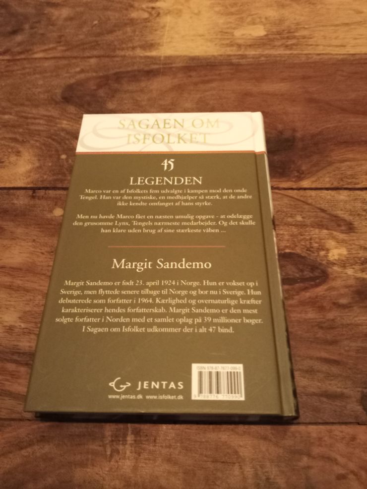 Legenden Isfolket # 45 Sagaen om Isfolket Hardcover Margit Sandemo Jentas A/S 2012