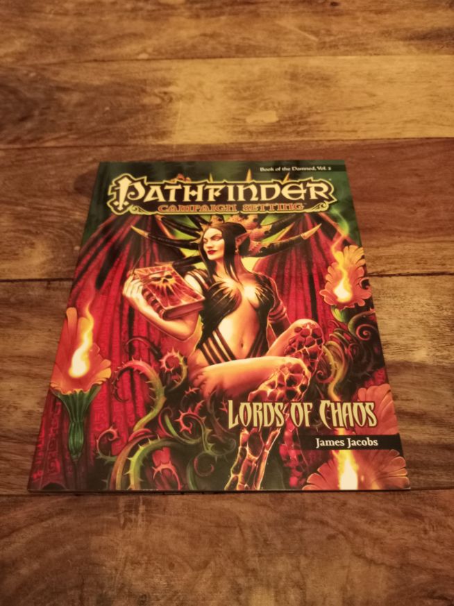 Pathfinder Lords of Chaos PZO 9225 Book of the Damned #2 Paizo Publishing 2010