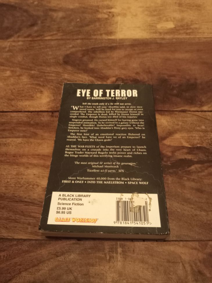 Eye of Terror Barrington Bayley Games Workshop Black Library 1999