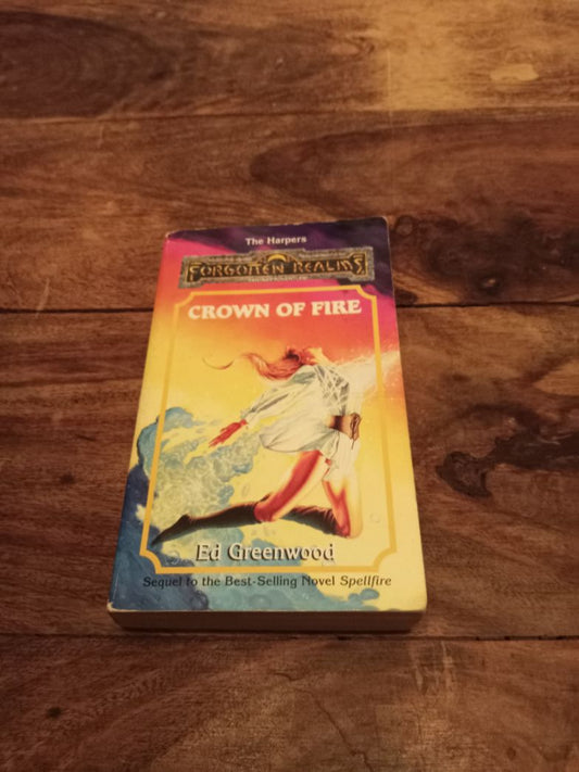 Forgotten Realms Crown of Fire The Harpers #9 Ed Greenwood TSR 1994
