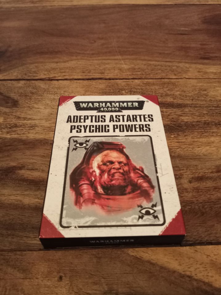 Warhammer 40,000 Datacards Adeptus Astrates Psychic Powers