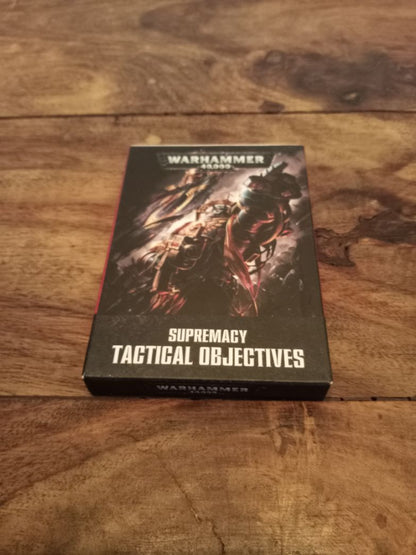 Datacards Warhammer 40,000 Supremacy Tactical Objectives