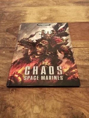 Warhammer 40k Codex Chaos Space Marines Hardcover Games Workshop 2012