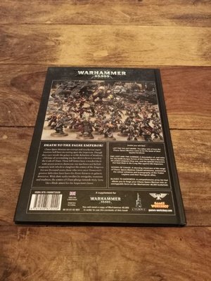 Warhammer 40k Codex Chaos Space Marines Hardcover Games Workshop 2012