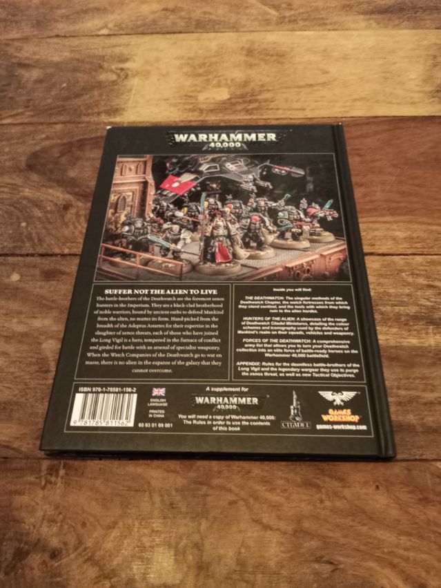 Warhammer 40K Codex Adeptus Astartes Deathwatch