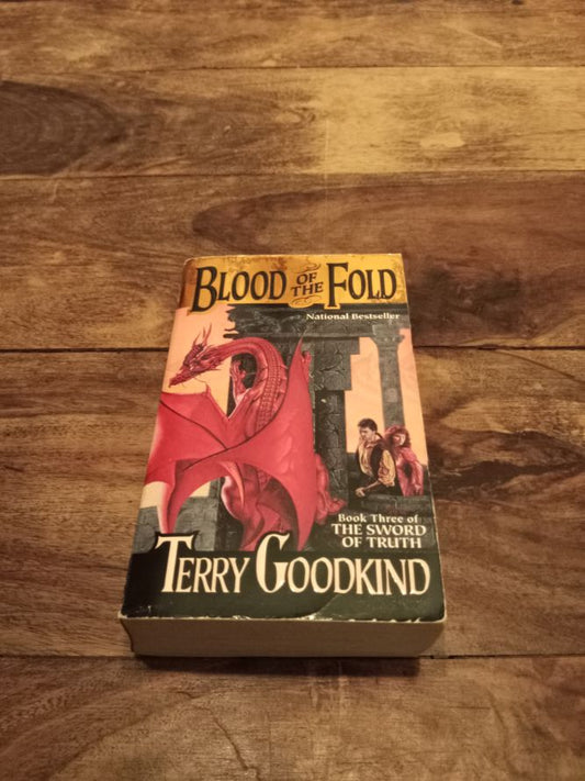 Blood of the Fold Sword of Truth #3 Terry Goodkind Tor Books 1996