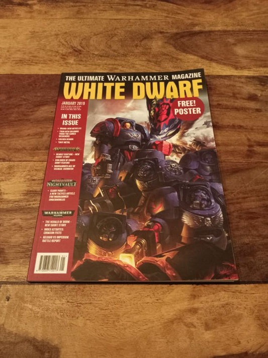 White Dwarf Games Workshop Magazine January 2019