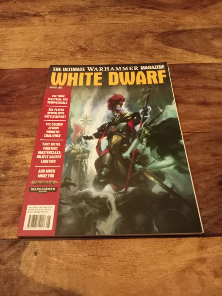 White Dwarf Games Workshop Magazine August 2019