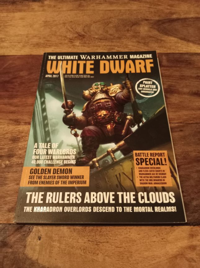 White Dwarf Games Workshop Magazine April 2017