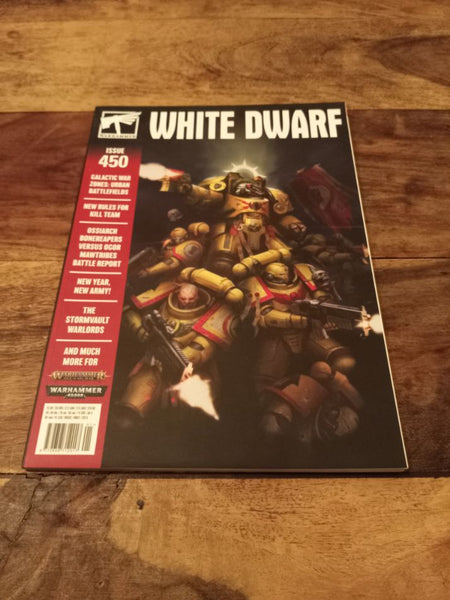 White Dwarf Games Workshop Magazine 450 January 2020