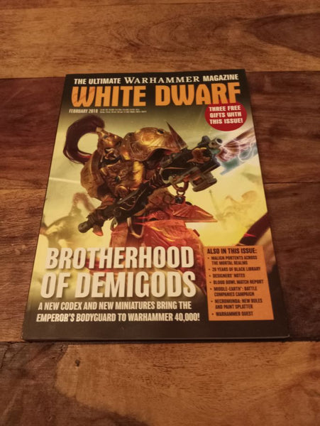 White Dwarf Games Workshop Magazine February 2018