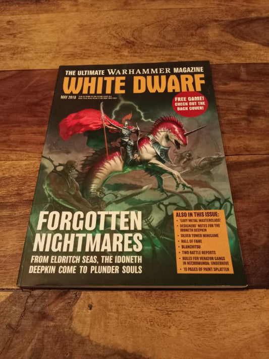 White Dwarf Games Workshop Magazine May 2018