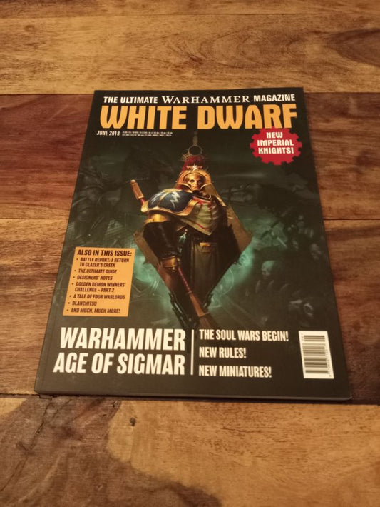White Dwarf Games Workshop Magazine June 2018