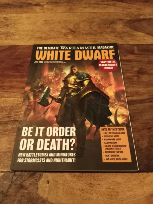 White Dwarf Games Workshop Magazine July 2018