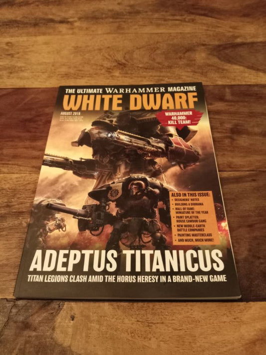 White Dwarf Games Workshop Magazine August 2018