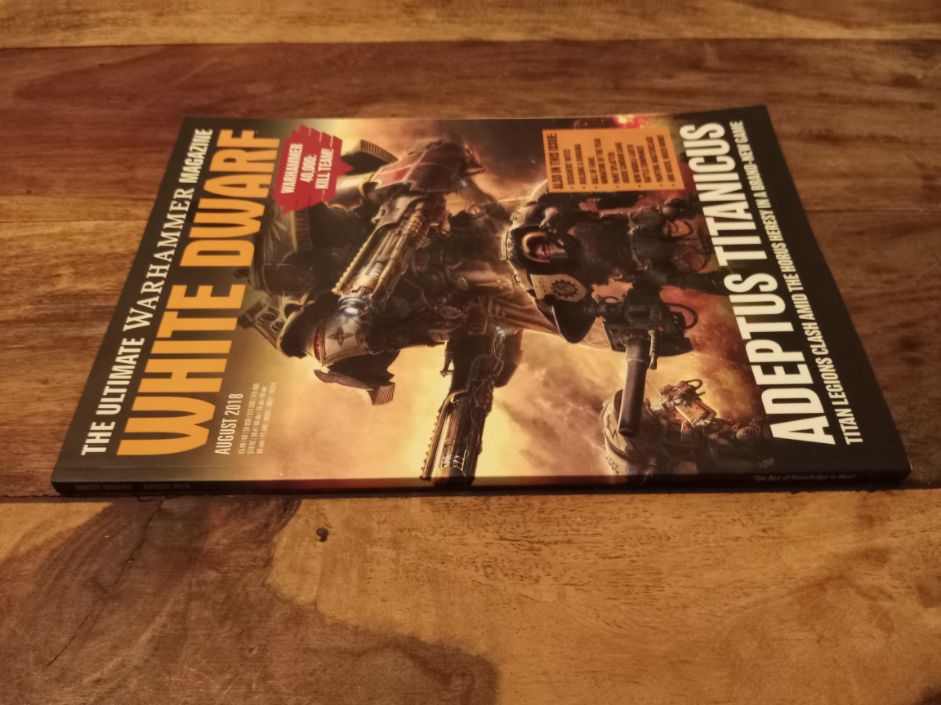 White Dwarf Games Workshop Magazine August 2018