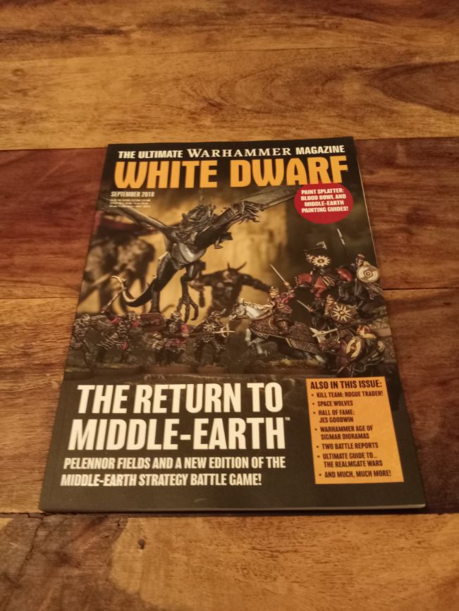 White Dwarf Games Workshop Magazine September 2018