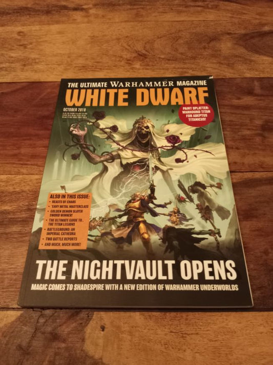 White Dwarf Games Workshop Magazine October 2018
