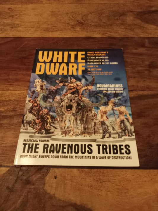 White Dwarf 131 Games Workshop Magazine July 2016