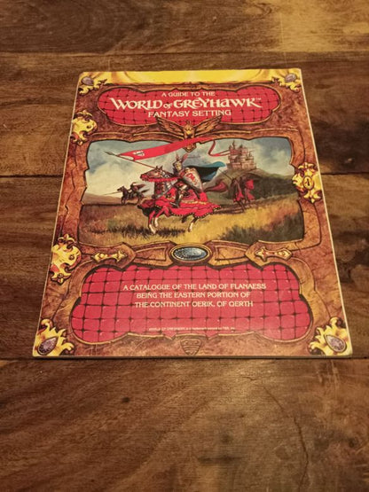 AD&D A Guide to the World of Greyhawk TSR 1983