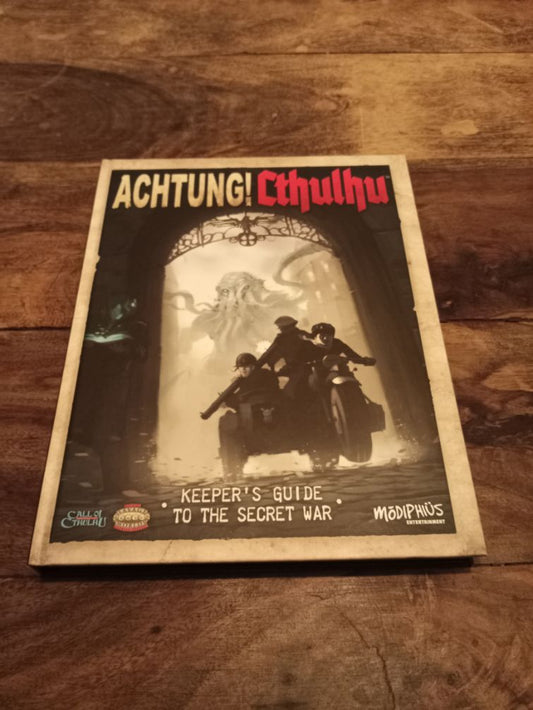 Achtung! Cthulhu Keeper's Guide to the Secret War Modiphius Entertainment 2015