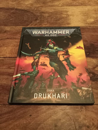 Warhammer 40,000 Codex Drukhari Games Workshop Hardcover