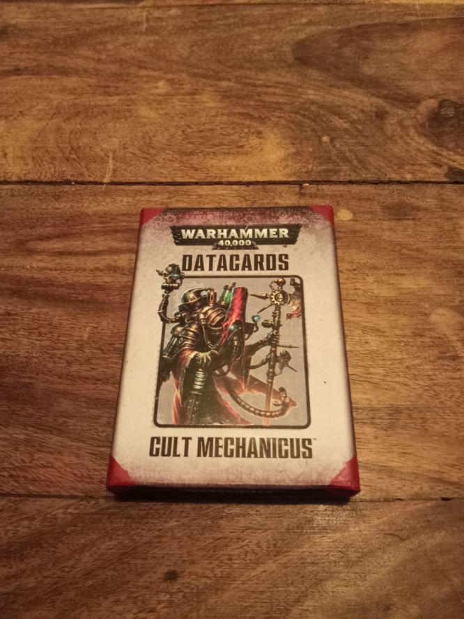 Datacards Warhammer 40,000 Cult Mechanicus 2015