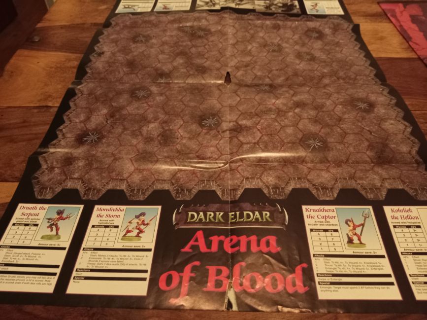 Warhammer 40K Dark Eldar Arena of Blood Board Game Board White Dwarf