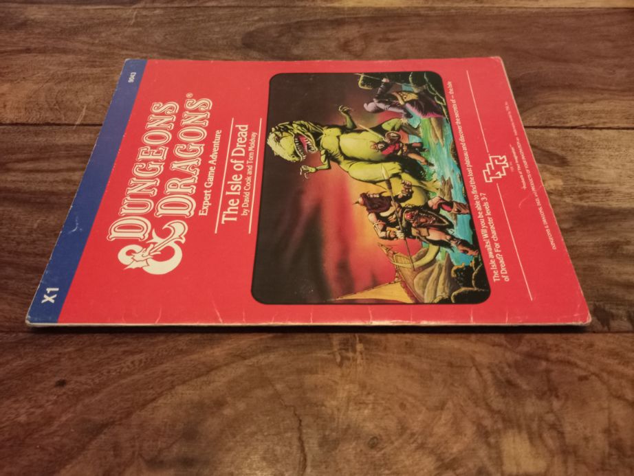 The Isle Of The Dead Dungeon Module X1 TSR 9043 D&D 1983