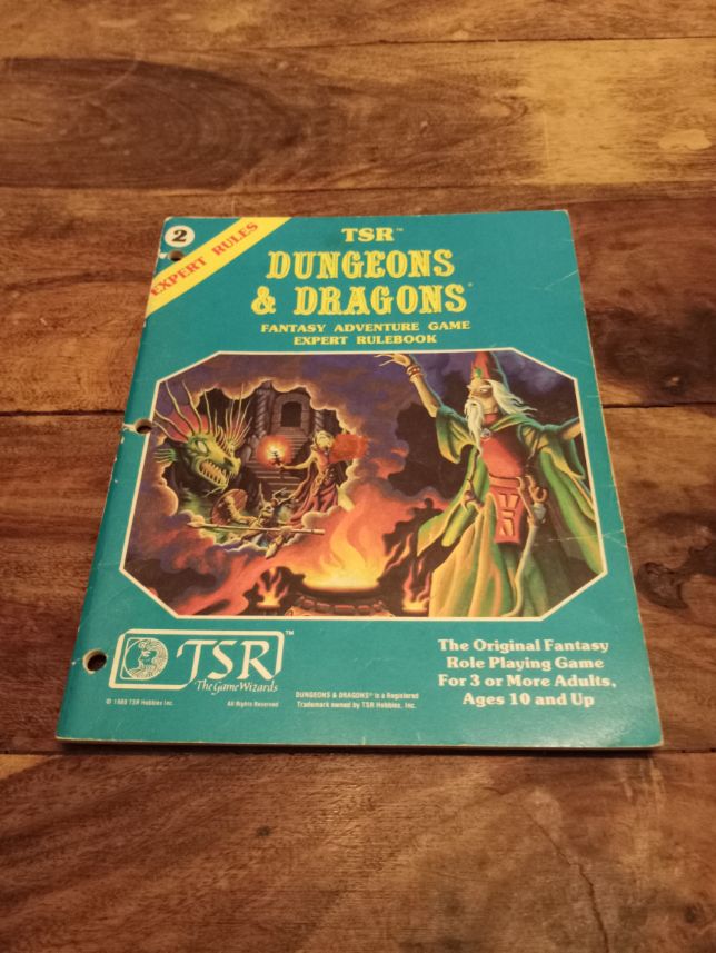 Dungeons & Dragons Expert Rules 1sth Printing Erol Otus Cover TSR 2015 D&D 1980