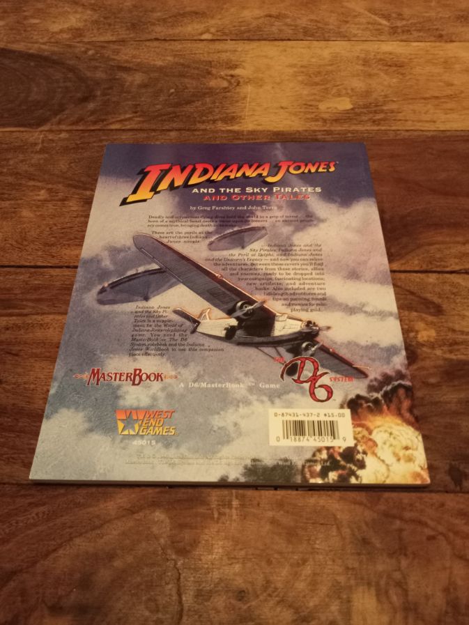 Indiana Jones and the Sky Pirates Masterbook West End Games 1996