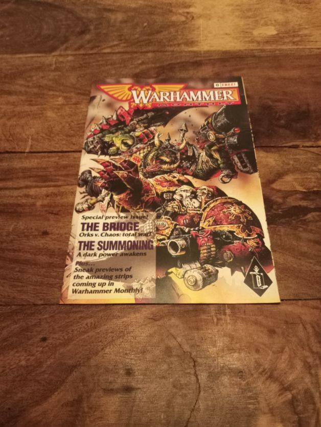 Warhammer Monthly #0 Preview Black Library 1998