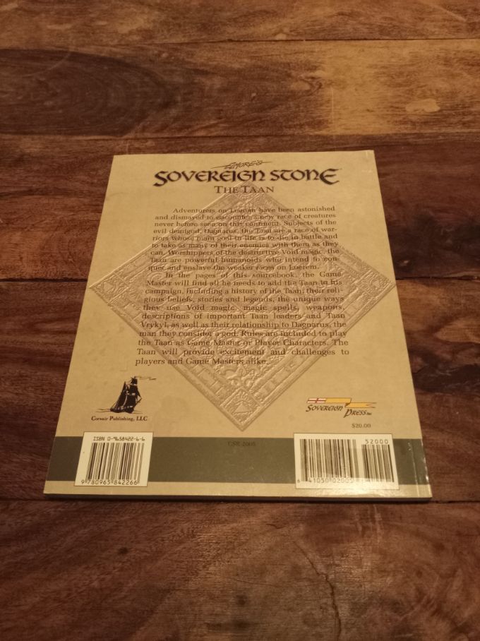 Elmore's Sovereign Stone The Taan 1ed d20 2000