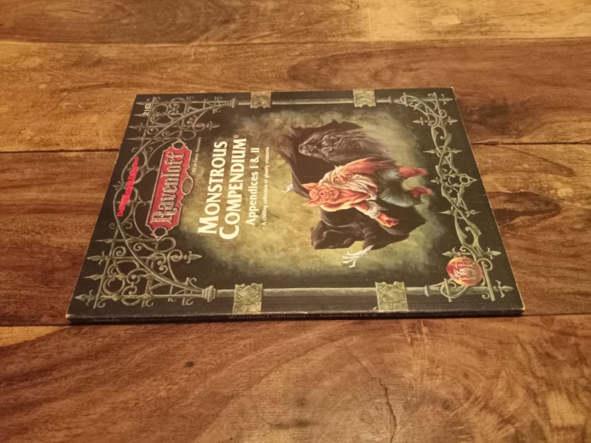 Ravenloft Monstrous Compendium Appendices 1 & 2 TSR 2162 AD&D TSR 1996