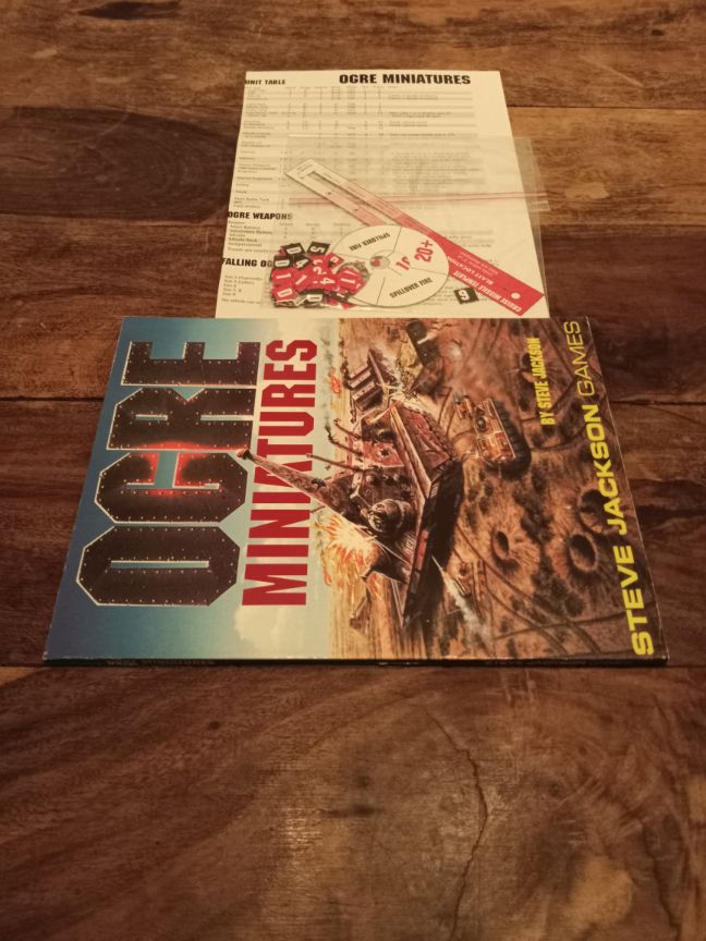 Ogre Miniatures 1st Ed Steve Jackson Games 1992
