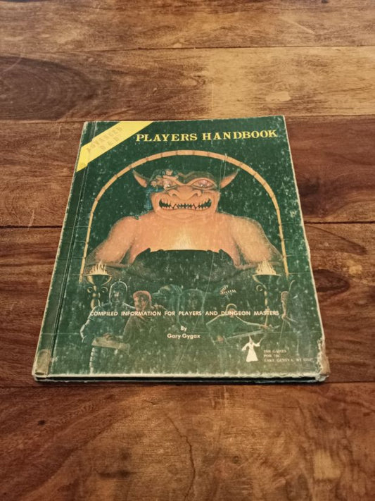 AD&D Player's Handbook Gary Gygax TSR 1980