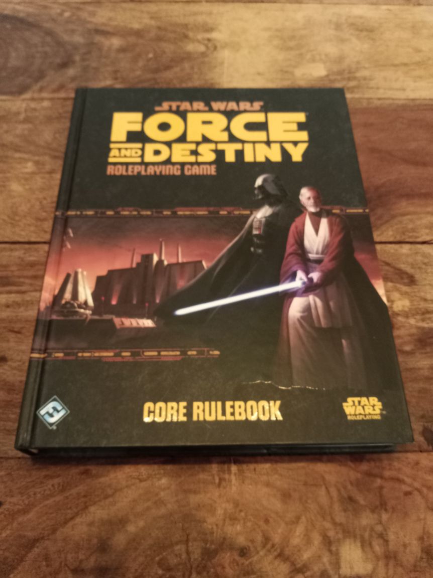 Star Wars Force and Destiny Core Rulebook 1st Printing Fantasy Flight Games 2015